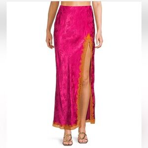 NWT Rumored Meadow High Slit Coordinating Maxi Skirt
